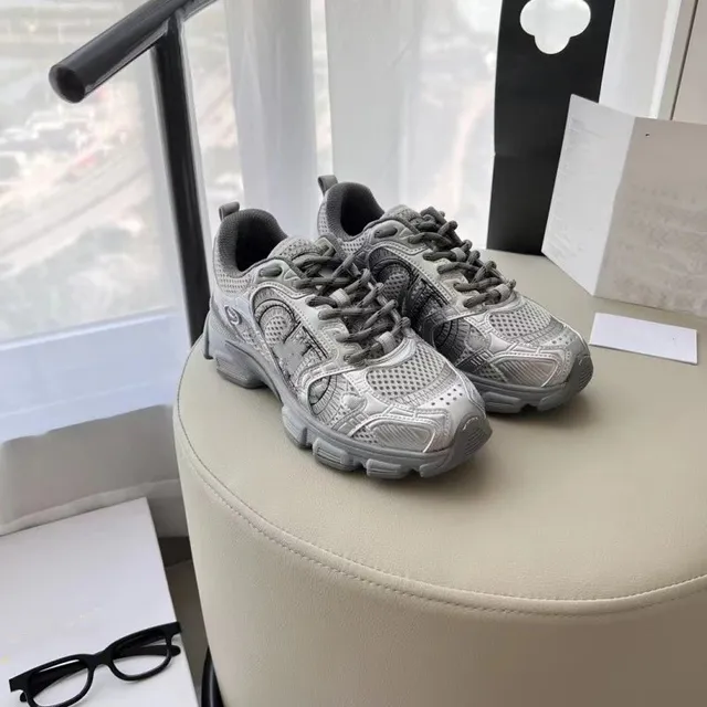 Balenciaga Triple S Silver Mesh