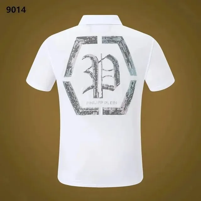 Philipp Plein Polo Shirt Crystal Logo Back