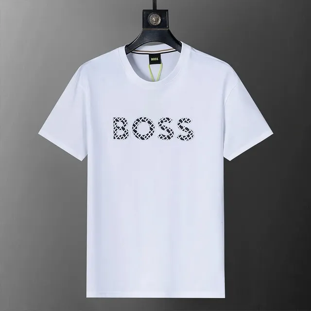 Hugo Boss Logo T-Shirt Checkered BOSS Print