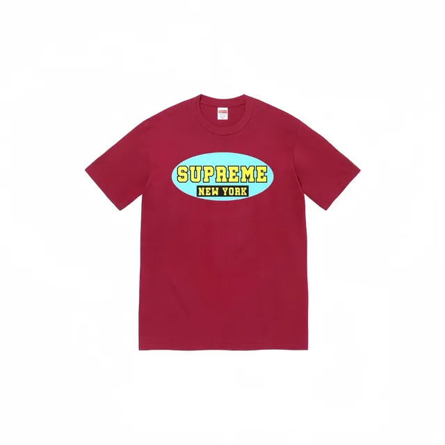 Supreme Oval Logo Tee Red