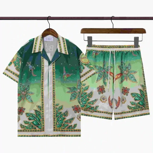 Casablanca Tennis Club Set Tropical Print