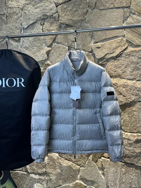 Dior Puffer Jacket Oblique Logo