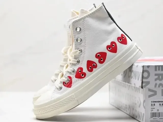Converse × Comme des Garçons Chuck Taylor All Star High CDG Heart