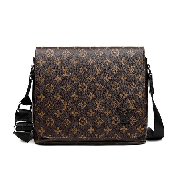 Louis Vuitton Monogram Canvas Messenger Classic Brown