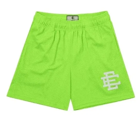 Eric Emanuel Mesh Shorts Neon Green