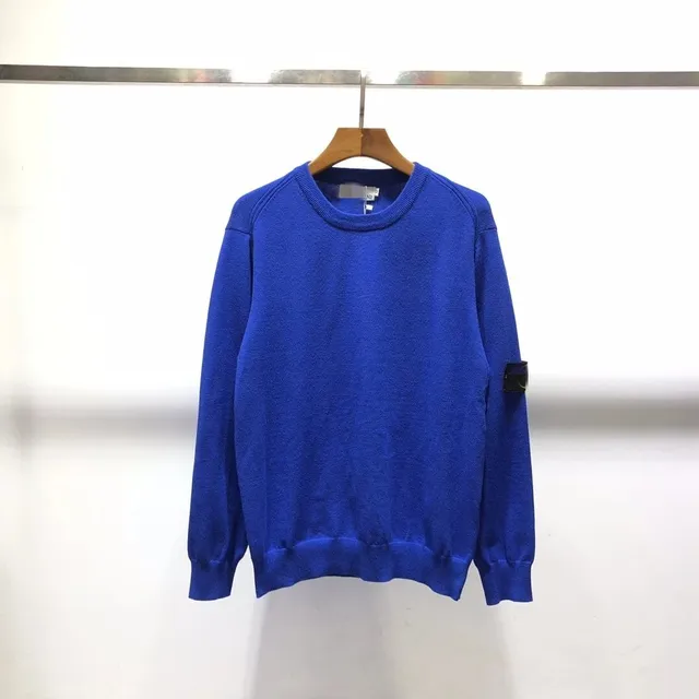 Stone Island Crewneck Sweater Solid Color