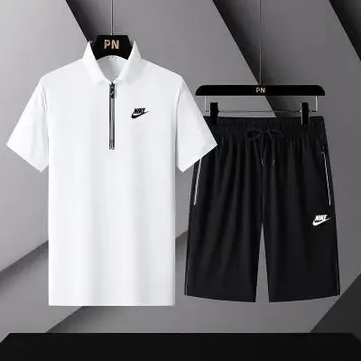 Nike Polo Shirt and Shorts Set Two-Piece Sport Set