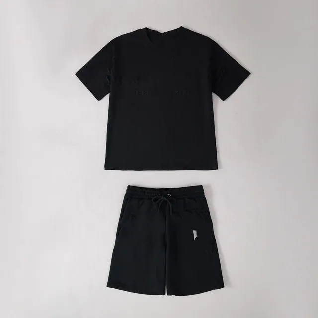 Fear of God Essentials Set Distressed Black