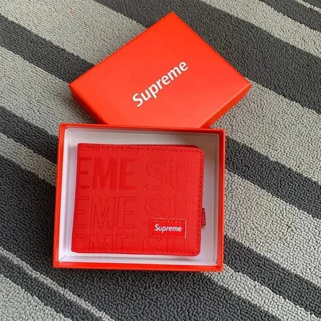 Supreme Box Logo Wallet Embossed