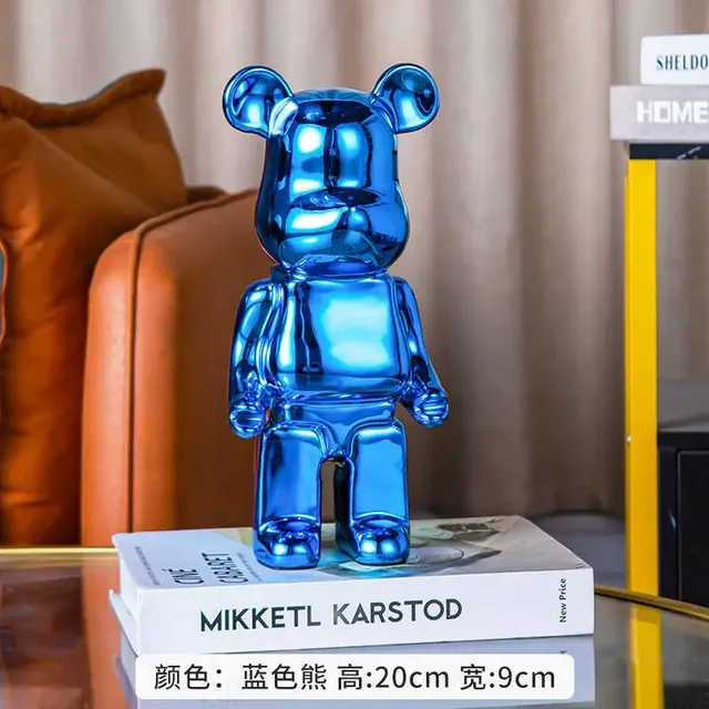 Be@rbrick Bearbrick Chrome Blue