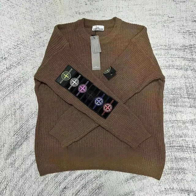 Stone Island Knit Sweater Compass Patch