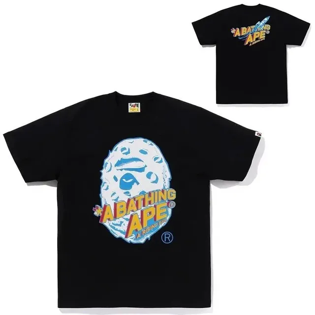 BAPE Graphic T-Shirt A Bathing Ape Moon Logo