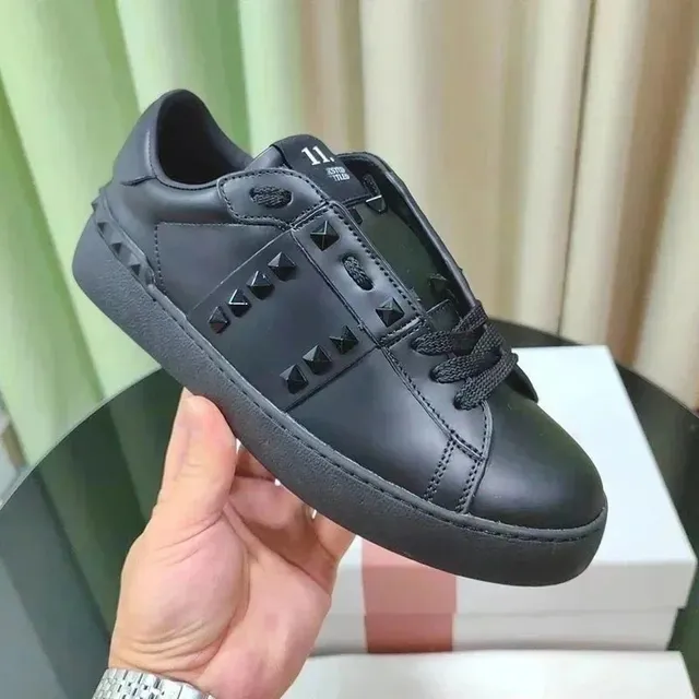 Valentino Rockstud Sneaker Triple Black
