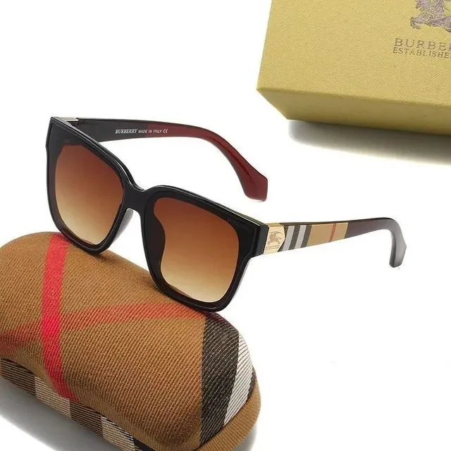 Burberry Sunglasses Checkered Temple