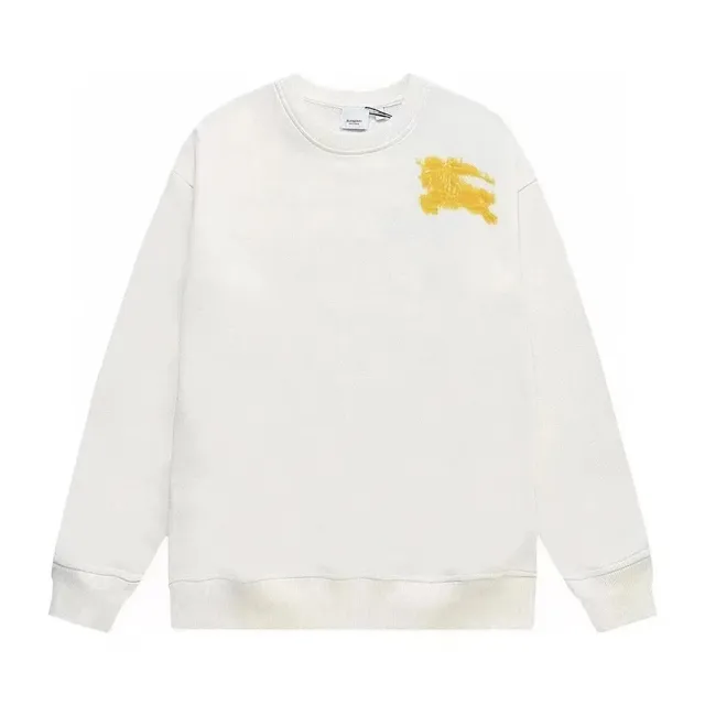 Burberry Crewneck Sweatshirt Yellow Logo