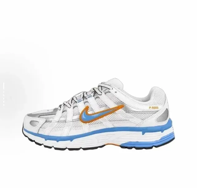 Nike P-6000 White/Blue/Orange