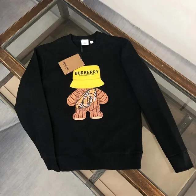 Burberry Crewneck Sweatshirt Bear Logo Print