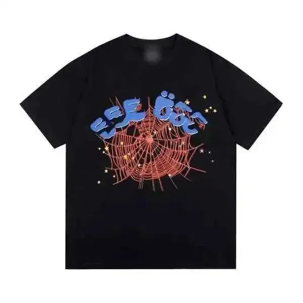 Sp5der Graphic Tee Spider Web Print