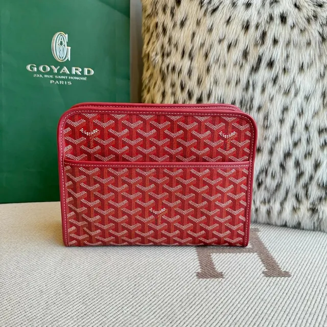 Goyard Saint Louis Pouch Goyardine Canvas