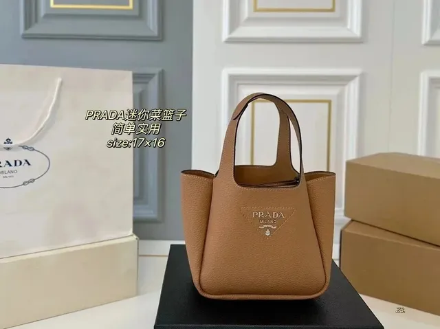 Prada Mini Canapa Tote Saffiano Leather