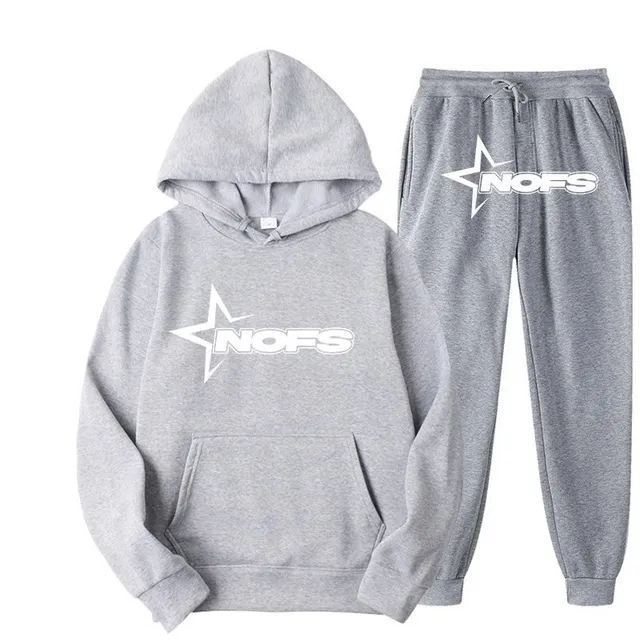 Corteiz Hoodie and Joggers Set Star Logo