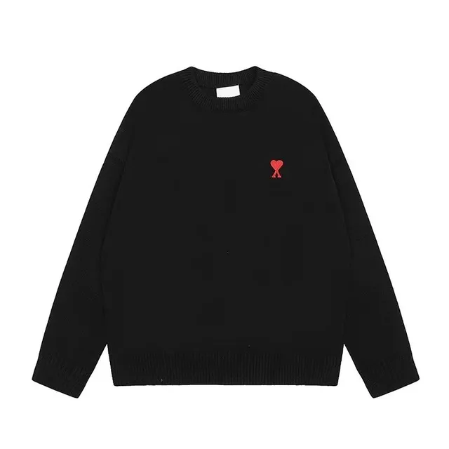AMI Paris Knit Sweater Heart Logo