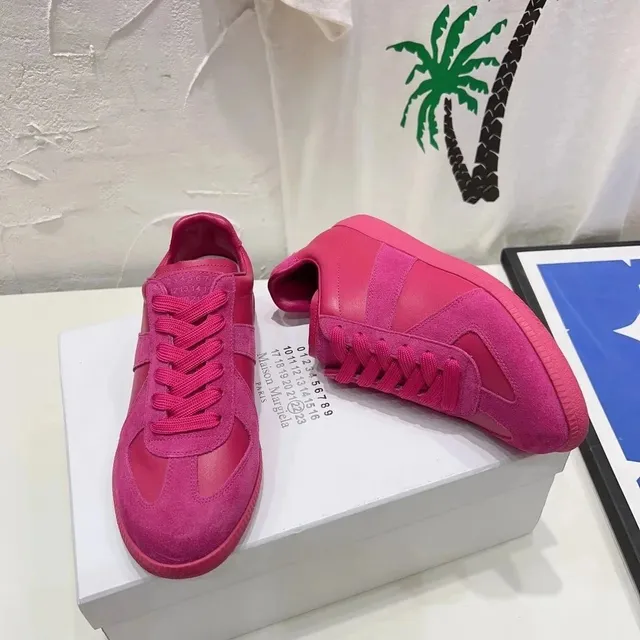 Maison Margiela Future Sneaker Fuchsia Suede
