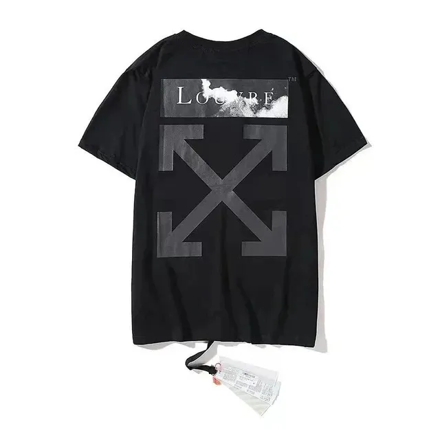 Off-White Arrow Graphic Tee Black with Grey Arrows