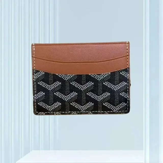 Goyard Card Holder Goyardine Canvas