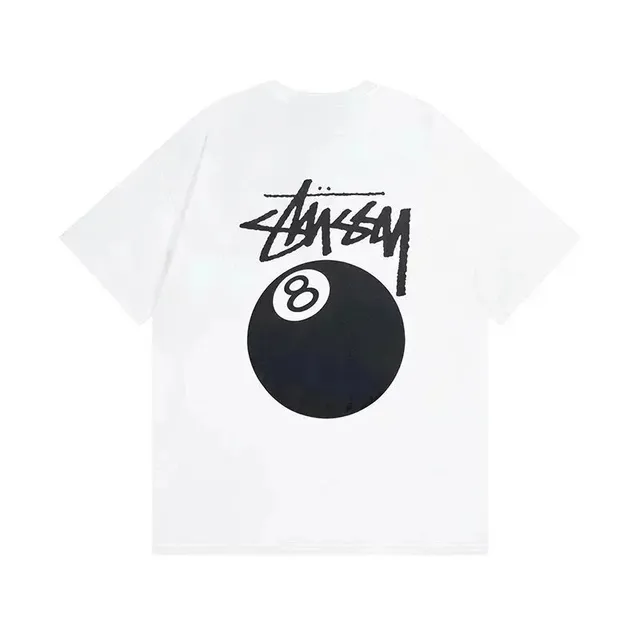 Stüssy 8 Ball Tee Black Logo