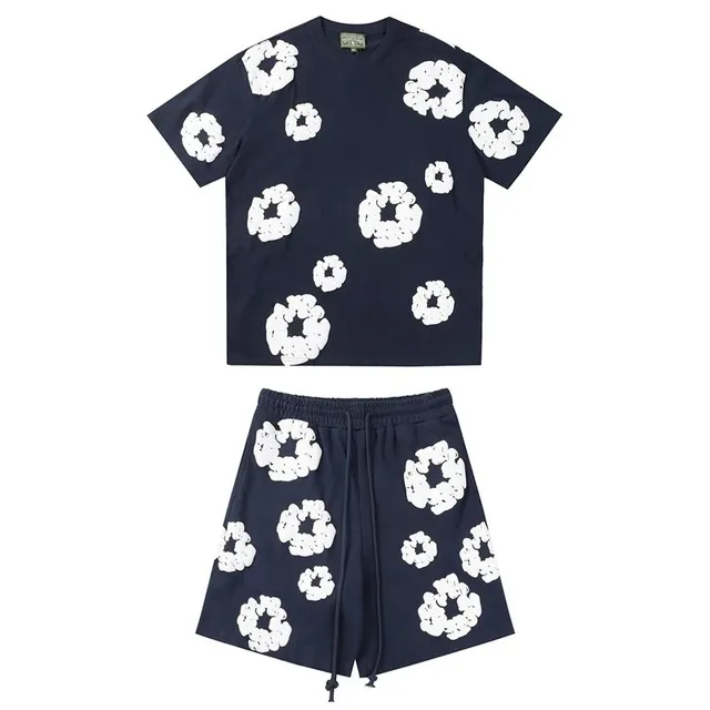 Gallery Dept. Floral Print Set Scrunched Flower Motif