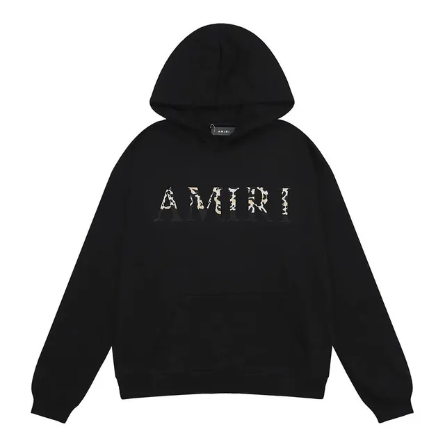 Amiri hoodies sweatshirts Leopard Logo