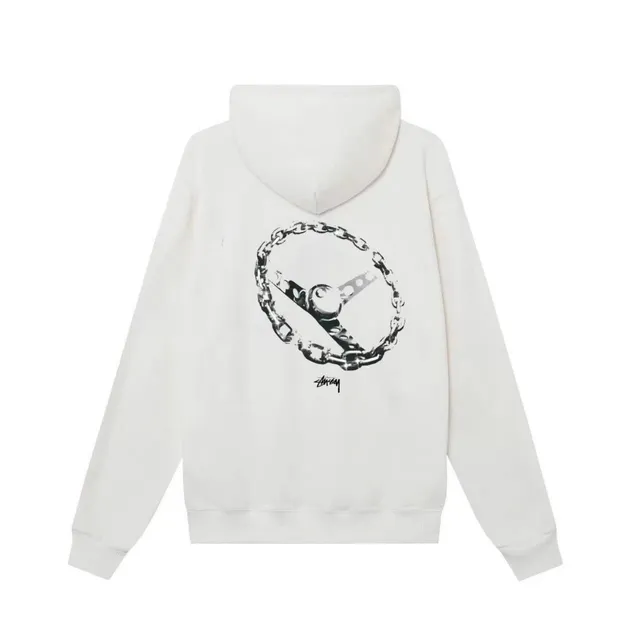Stüssy Hoodie Chain Steering Wheel Print
