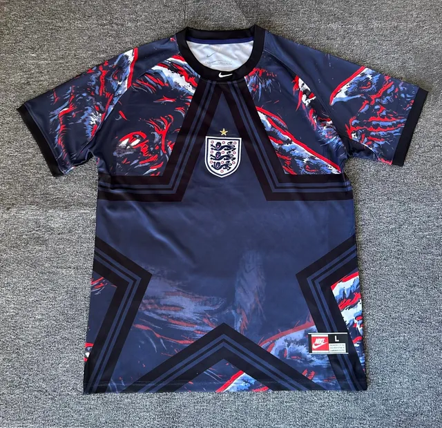 Nike England National Team Jersey Abstract Print