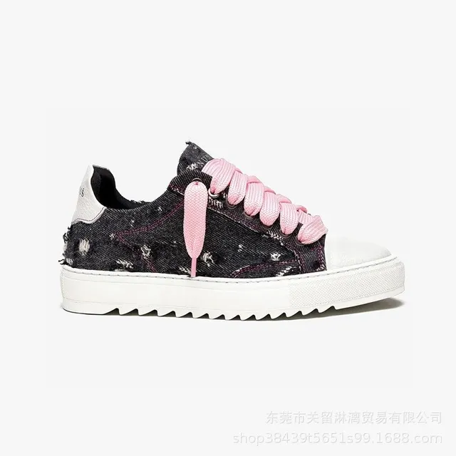 Dior B22 Low Denim Pink Lace