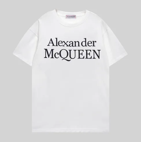 Alexander McQueen Logo Tee Black Print