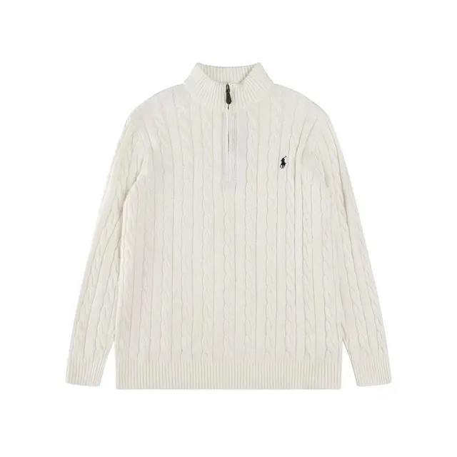 Polo Ralph Lauren Cable Knit Quarter-Zip Sweater Classic Cable