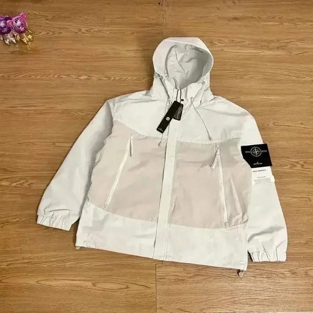 Stone Island Goggle Jacket White