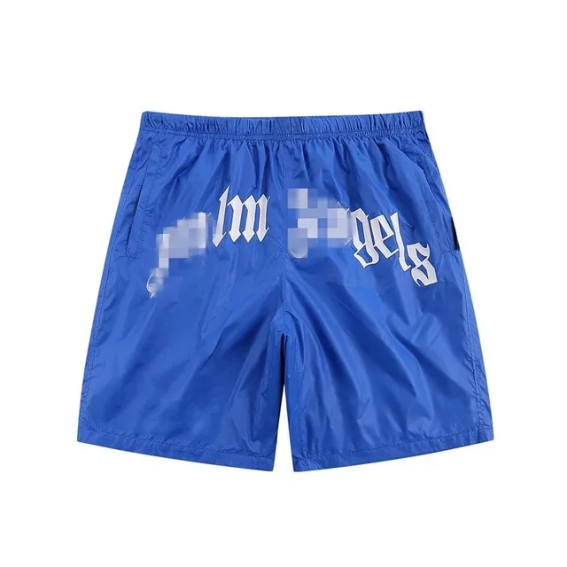 Palm Angels Logo Shorts Gothic Print