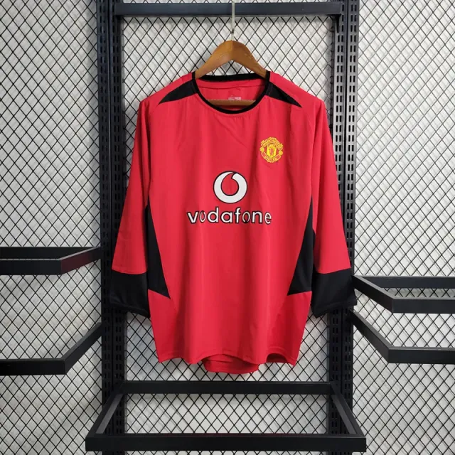 02-04 manchester united home long sleeves