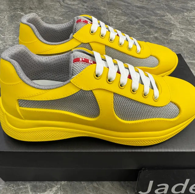 Prada Linea Rossa Sneaker Yellow Mesh