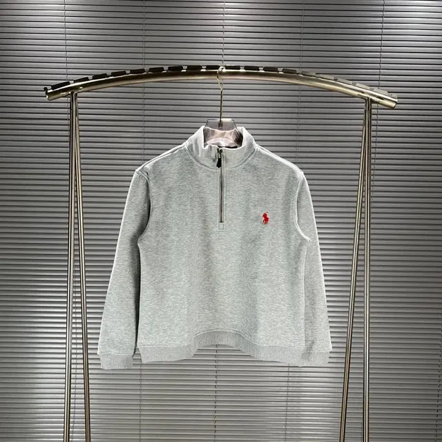 Polo Ralph Lauren Quarter-Zip Pullover Heather Grey