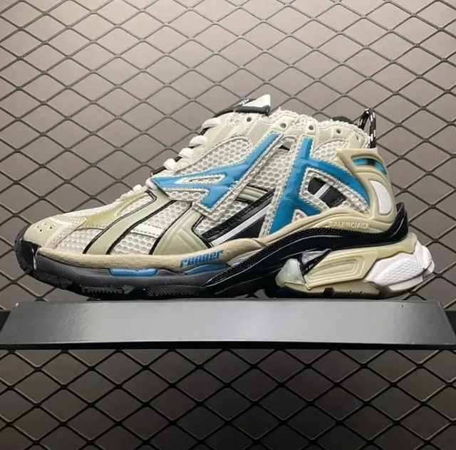 Balenciaga Triple S Beige Blue