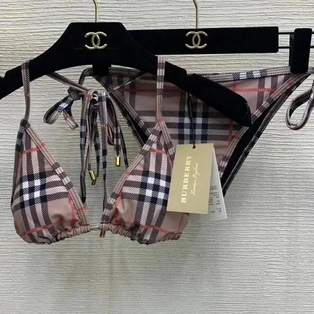 Burberry Check Print Bikini Set