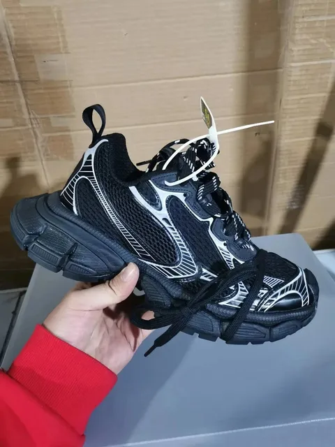 Balenciaga Triple S Black White