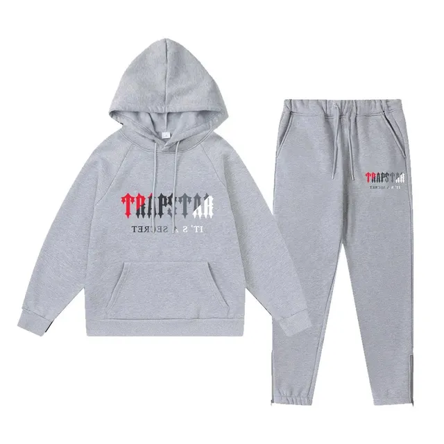 Corteiz Hoodie and Joggers Set Trapstar Logo