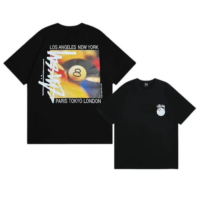 Stüssy Graphic T-Shirt 8 Ball City Print