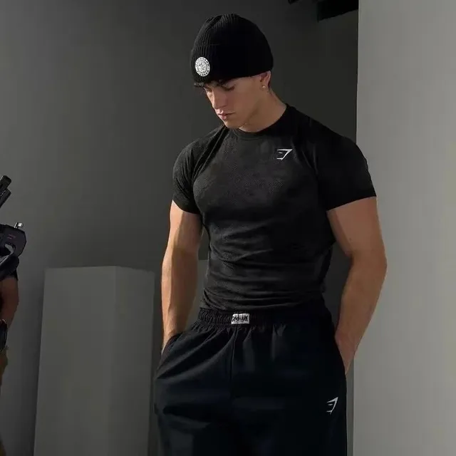 Gymshark Compression T-Shirt Black