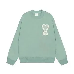 AMI Paris Crewneck Sweatshirt Heart Logo