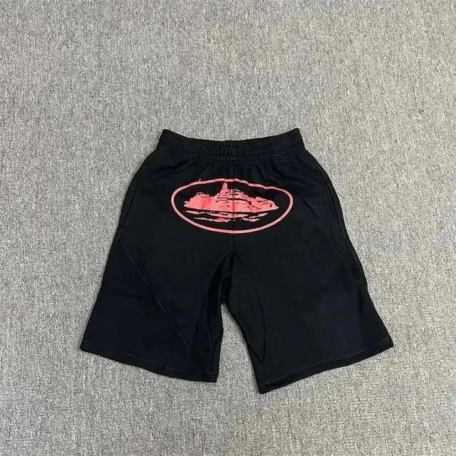 Corteiz Logo Shorts Pink Logo
